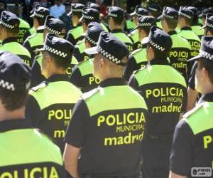 Puzzle Δημοτική αστυνομία, Μαδρίτη